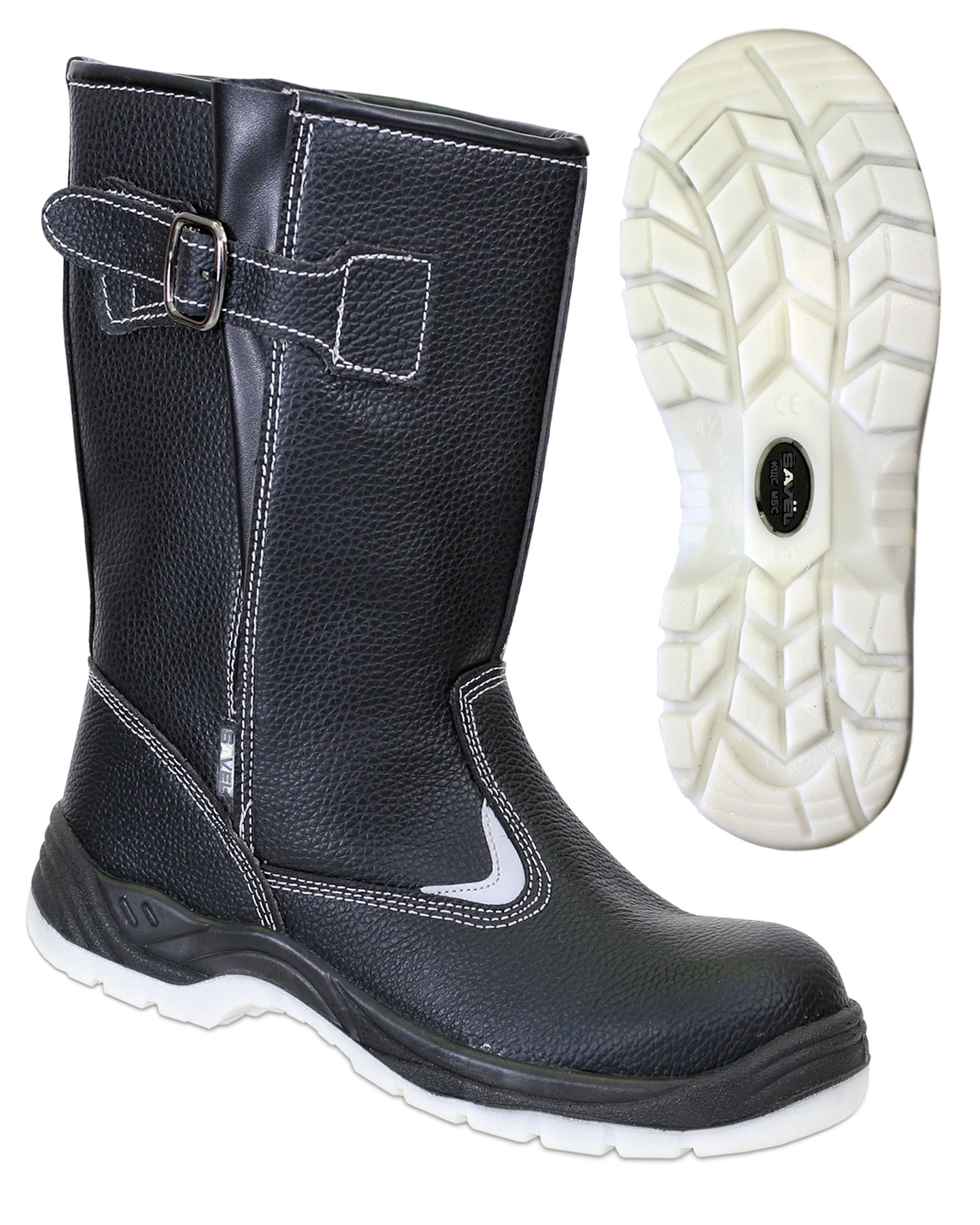 Сапоги СИРИУС-ПРОФИ-ЛЮКС ПУ-ТПУ с поликарбонатным подноском и металлостелькой