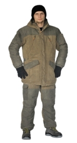 Костюм «ГЕРКОН» зимний куртка/брюки мембранный непромокаемый дышащий ткань Финляндия хаки