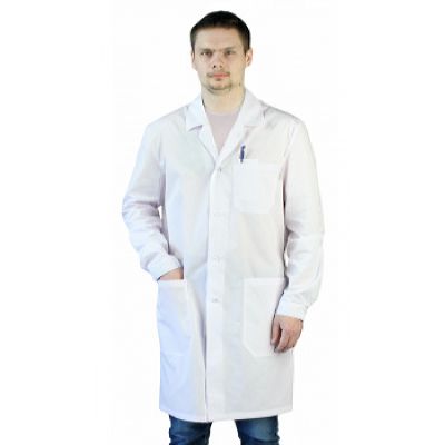 Халат мужской Символ белый