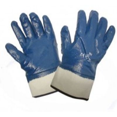 Перчатки нитриловые манжет крага полный облив