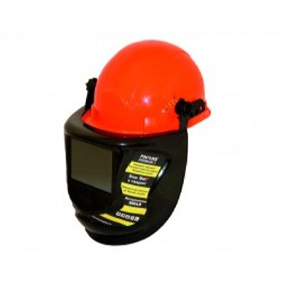 Защитный лицевой щиток сварщика КН PRESIDENT с креплением на каске