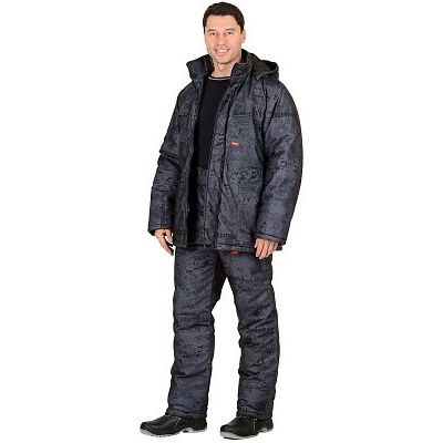 Костюм СИРИУС-Тайга зимний мембранный непромокаемый дышащий КМФ Мишень 