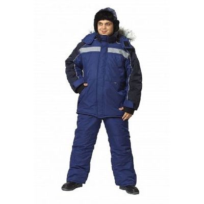 Костюм Аляска синий/черный  КОС636