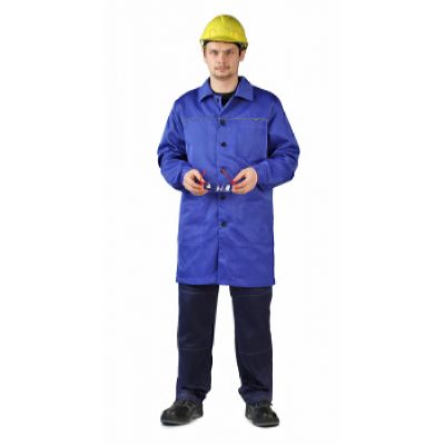 Халат мужской Валент васильковый