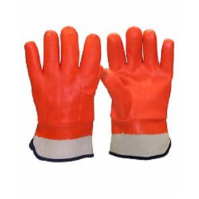 Перчатки утепленные ВИНТЕРЛЕ КП (ПВХ,утепленные х/б тканью с начесом,манжет-крага), в уп.72пар