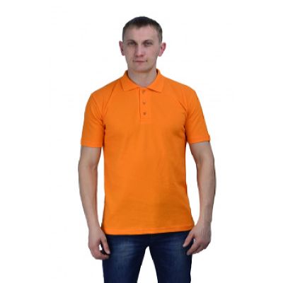 Рубашка-поло оранжевая