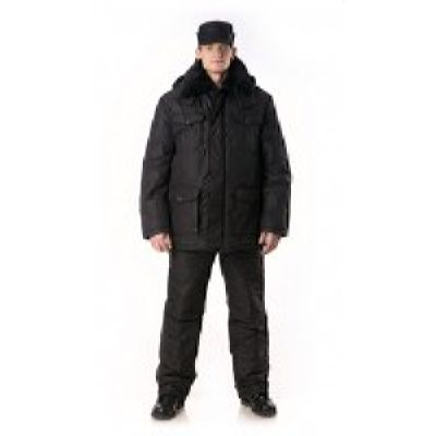 Костюм ОХРАННИК утепленный (куртка+полукомбинезон)