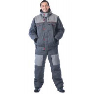 Костюм зимний ФАВОРИТ куртка + брюки (темно-серый, светло-серый)