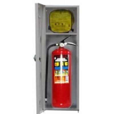 Контейнер для огнетушителя и СИЗ марки «ШАНС» (Контейнер-ОП-4, Огнетушитель, Самоспасатель)