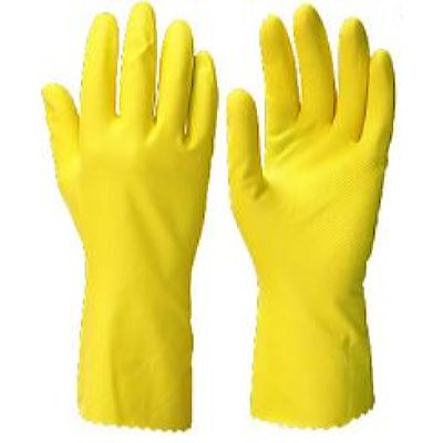 Перчатки ЧИСТОТА р.S,M,L,XL, в уп. 144 пары (латекс, хлопковый слой, толщ.0,38мм,дл.300мм.)