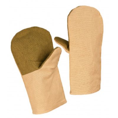 Рукавицы х/б (260г), наладонник брезент (480г) (300 пар в уп.)