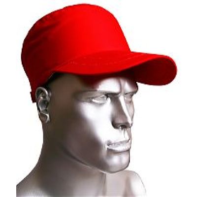 Каскетка-бейсболка ПРЕСТИЖ AMPARO защитная красная (126906)