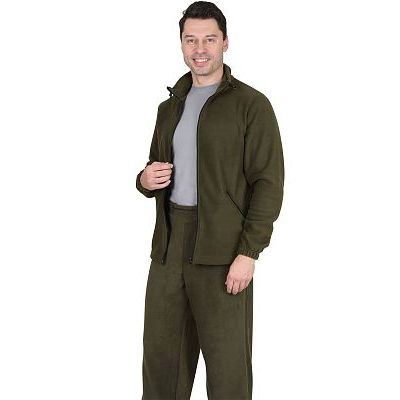 Куртка флисовая 260г/кв.м оливковая