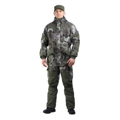 Костюм «ГОРКА-БУРАН» зимний мембранный непромокаемый дышащий кмф Серая глина