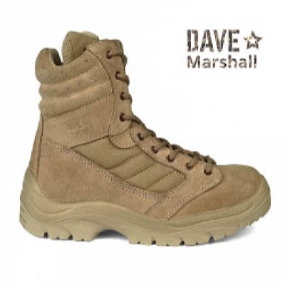 Ботинки кожаные с высокими берцами TERRA D-7