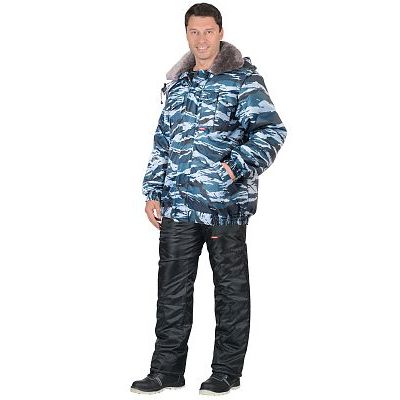 Куртка ПОЛЮС короткая, КМФ Серый вихрь