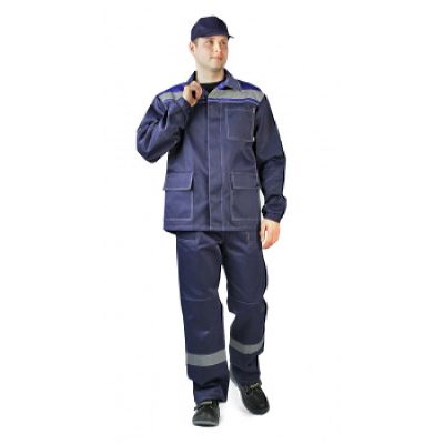 Костюм УДАРНИК куртка/брюки Т.СИНИЙ/ВАСИЛЁК