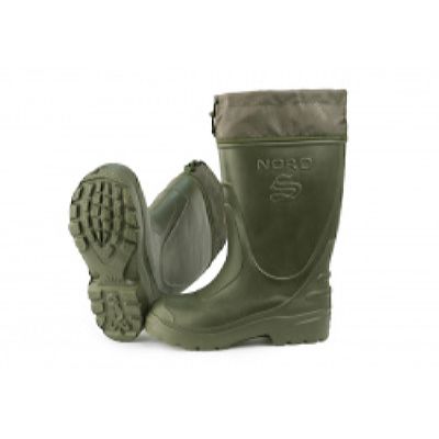 Сапоги ЭВА мужские зимние Nord (STEP) -45 (-55С) , с 4-слойным чулком и манжетой, оливковые.