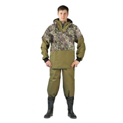 Костюм противоэнцефалитный ХАКИ/ПИТОН ЗЕЛЁНЫЙ (палатка/грета)