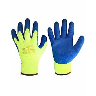 Перчатки утепленные АКРИЛАТ (акрил 7-й класс вязки, латексное покрытие ладони и пальцев), в уп.72п