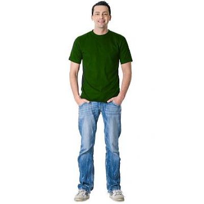 Футболка тёмно-зелёная плотность 160 г/кв.м.   х/б-100 % Узбекистан