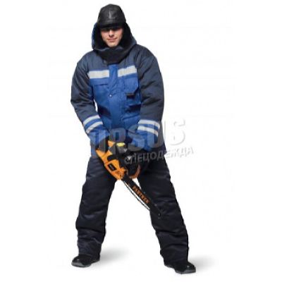 КУРТКА мужская Зимник васильковая с т-синим