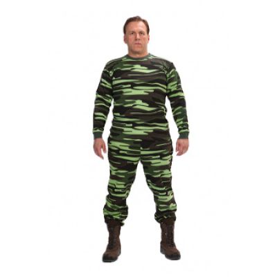 Костюм трикотажный КМФ 3-нитка «Лес» (зеленый кмф)