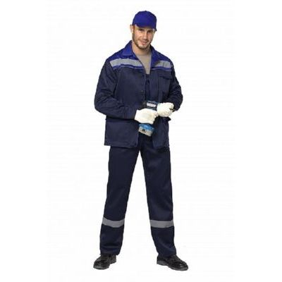 Костюм Профи 2 т.синий/василек КОС522