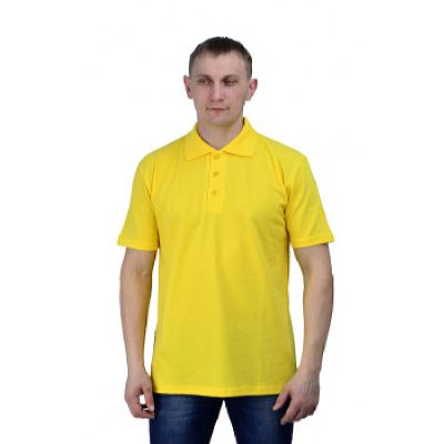 Рубашка-поло жёлтая