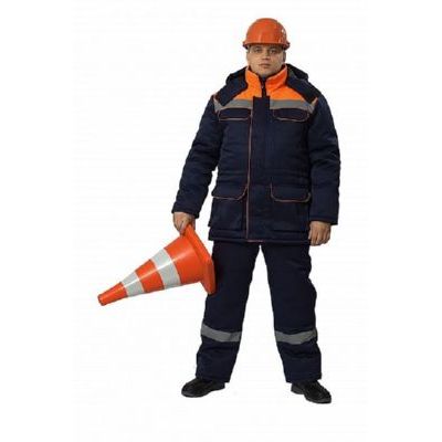 Костюм Балтимор т.синий/оранжевый КОС243