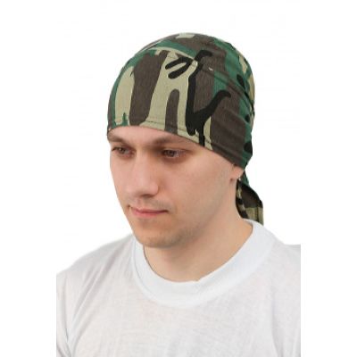 Бандана трикотажная ТИР кмф 100% хлопок (расцветка в ассортименте)