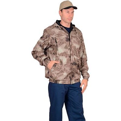 Куртка "СИРИУС-Бриз" (тк. Дюспо-бондинг) КМФ Бежевые облака