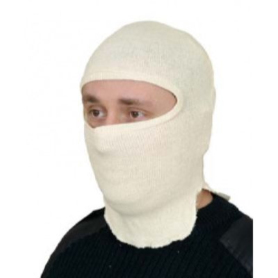 Подшлемник трикотажный хлопчатобумажный (Белый)