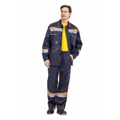 Костюм Комфорт серый/оранжевый КОС611