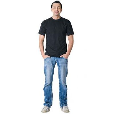 Футболка чёрная плотность 160 г/кв.м., х/б-100 %   Узбекистан