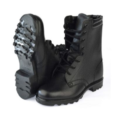 Ботинки с высокими берцами Армейские верх-юфть, подошва-резина
