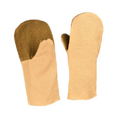 Рукавицы х/б (220г), наладонник брезент (480г) (300 пар в уп.)